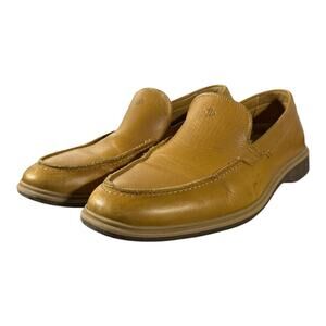 AmberJack Men’s The Loafer Slip On Leather Shoes Brown 7 Made In Portugal